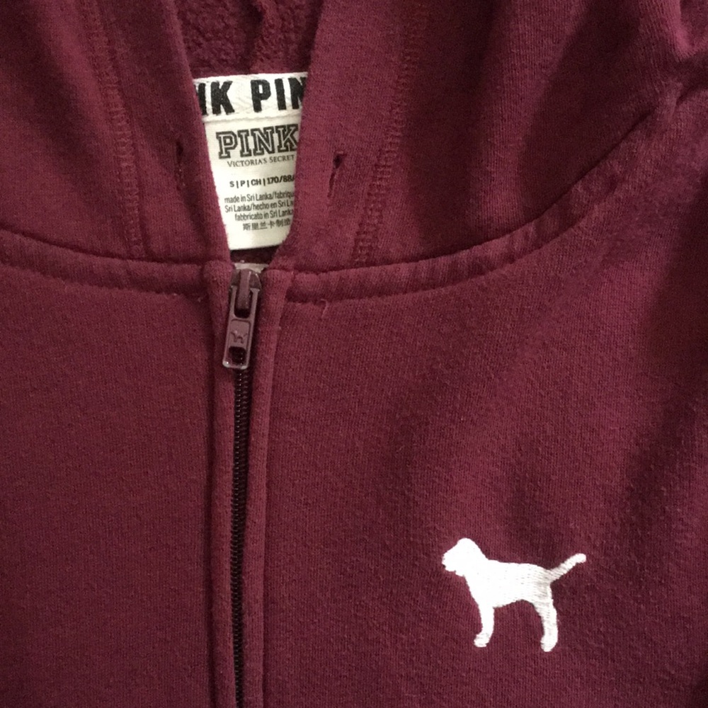 PINK zip up hoodie
